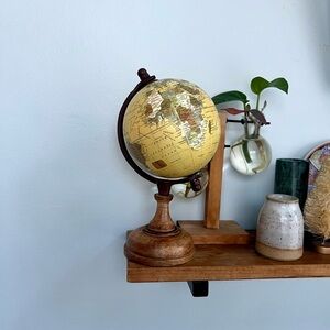🔥3/$25 Globe on Wooden Stand